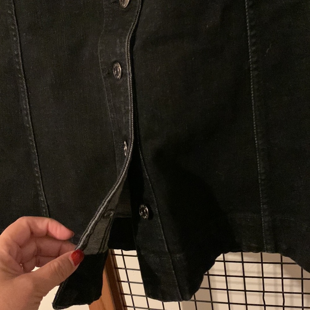 Chaps Jean skirt - Picture 3 of 5